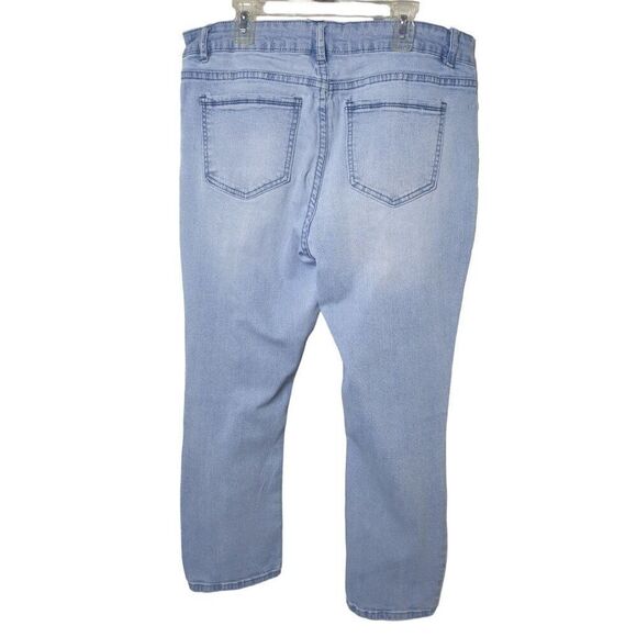 Rue21 Women's Jeans 13/14 High Rise Ripped Curvy Strech Jeans Size 13/14 - Picture 3 of 7